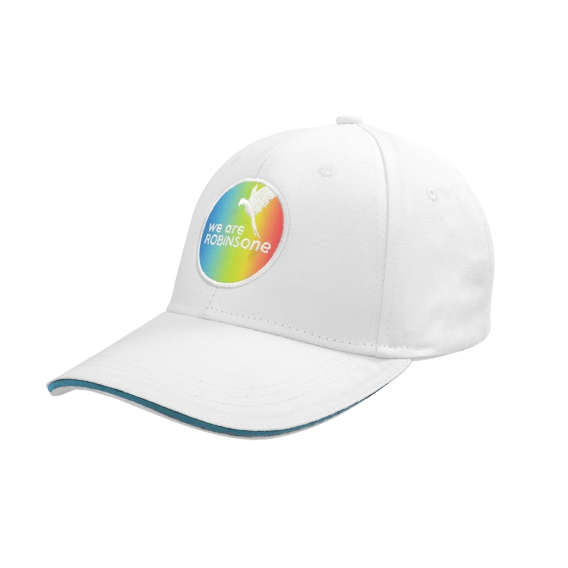 Bild von ROBINSON Kappe weiß / bunt